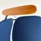 Mid-Century Italian Fabric, Iron and Beech Chair with Arms, 1960s, Image 4