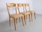 Italian Dining Chairs in Polished Maple Wood, Set of 6, Image 10