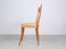 Italian Dining Chairs in Polished Maple Wood, Set of 6 4