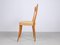 Italian Dining Chairs in Polished Maple Wood, Set of 6, Image 4