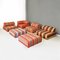 Post Modern French Voyage Immobile Modular Sofa attributed to Studio Roche Bobois, 1990s, Set of 5, Image 5