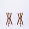 Italian Tiger Bamboo Tripod Pedestal or Plant Stand, Italy, 1950s, Image 8