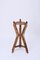 Italian Tiger Bamboo Tripod Pedestal or Plant Stand, Italy, 1950s 13