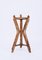 Italian Tiger Bamboo Tripod Pedestal or Plant Stand, Italy, 1950s, Image 7