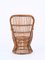 Mid-Centery Armchair in Bamboo and Rattan, Italy, 1960s 5