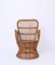 Fauteuil Mid-Centery en Bambou et Rotin, Italie, 1960s 14