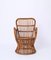 Mid-Centery Armchair in Bamboo and Rattan, Italy, 1960s 14