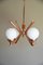 Mid-Century Deckenlampe aus Kupfer 5