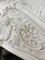 Chimenea francesa rococó grande de mármol blanco, 1990, Imagen 11