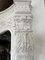 Large French Rococo White Marble Fireplace, 1990 6