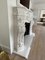 Large French Rococo White Marble Fireplace, 1990 3