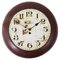 Antique Public Iron Wall Clock with Hand-Painted Dial, 1920s, Image 1