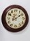 Antique Public Iron Wall Clock with Hand-Painted Dial, 1920s 13