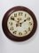 Antique Public Iron Wall Clock with Hand-Painted Dial, 1920s, Image 13