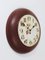 Antique Public Iron Wall Clock with Hand-Painted Dial, 1920s 11