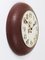 Antique Public Iron Wall Clock with Hand-Painted Dial, 1920s 10