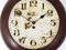 Antique Public Iron Wall Clock with Hand-Painted Dial, 1920s, Image 7
