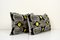 Gold Silk Ikat Velvet Cushion Covers, Set of 2, Image 3