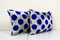 Ikat Blue Polka Dot Cushion Covers, Set of 2 3