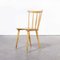 French Slim Stick Back Dining Chairs, 1950s, Set of 6 1