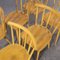 French Slim Stick Back Dining Chairs, 1950s, Set of 6 3