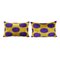 Housses de Coussin en Velours Ikat de Soie Violet, Set de 2 1