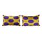 Purple Silk Ikat Velvet Cushion Covers, Set of 2 1