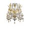 Transparent and Gold Murano Glass Chandeliers by Simoeng, Set of 2 19