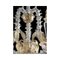 Lámparas de araña de cristal de Murano transparentes y doradas de Simoeng. Juego de 2, Imagen 3