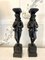 Victorian Carved Oak Figures, 1860s, Set of 2, Image 1