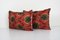 Vintage Floral Uzbek Trade Cloth Cushion Covers, Set of 2 2