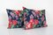 Bukhara Floral Blue Roller Printed Cushion Covers, Set of 2 2