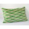 Green Ikat Velvet Cushion Cover 2