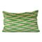 Green Ikat Velvet Cushion Cover 1