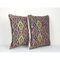 Embroidered Turkish Kilim Cushion Covers, Set of 2 2