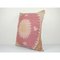 Faded Pink Suzani Cushion Cover 3