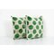 Green Silk Ikat Velvet Pillow Covers, Set of 2, Image 3