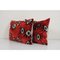 Federe Ikat Eye rosse, set di 2, Immagine 3