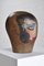Escultura de cabeza surrealista Bauhaus de madera, años 20, Imagen 4