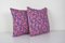 Vintage Pink Floral Roller Print Bedding Cushion Covers, Set of 2 3