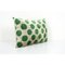 Green Ikat Velvet Pillow Cover 2