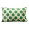 Green Ikat Velvet Pillow Cover, Image 1