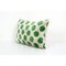 Green Ikat Velvet Pillow Cover, Image 3