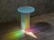Isola Dichroic Satin Glass L Side Table by Brajak Vitberg 2