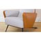 Dedar Satin and Leather S.K. Armchair by Andrea Bonini, Image 3