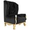 Schwarzer Rock Chair von Royal Stranger 1