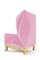 Chaise Rock en Velours Rose par Royal Stranger 2