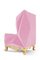 Velvet Pink Rock Chair by Royal Stranger, Image 2