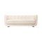 Off White Sheepskin and Smoked Oak Vilhelm Sofa by Lassen 1