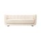 Off White Sheepskin and Smoked Oak Vilhelm Sofa by Lassen 1